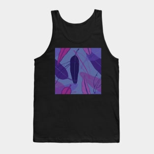 Purple Australian gum eucalyptus leaves Tank Top